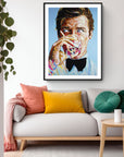 Roger Moore, James Bond Collection - Print On Fine Art Paper