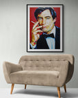 Timothy Dalton, James Bond Collection - Print On Fine Art Paper
