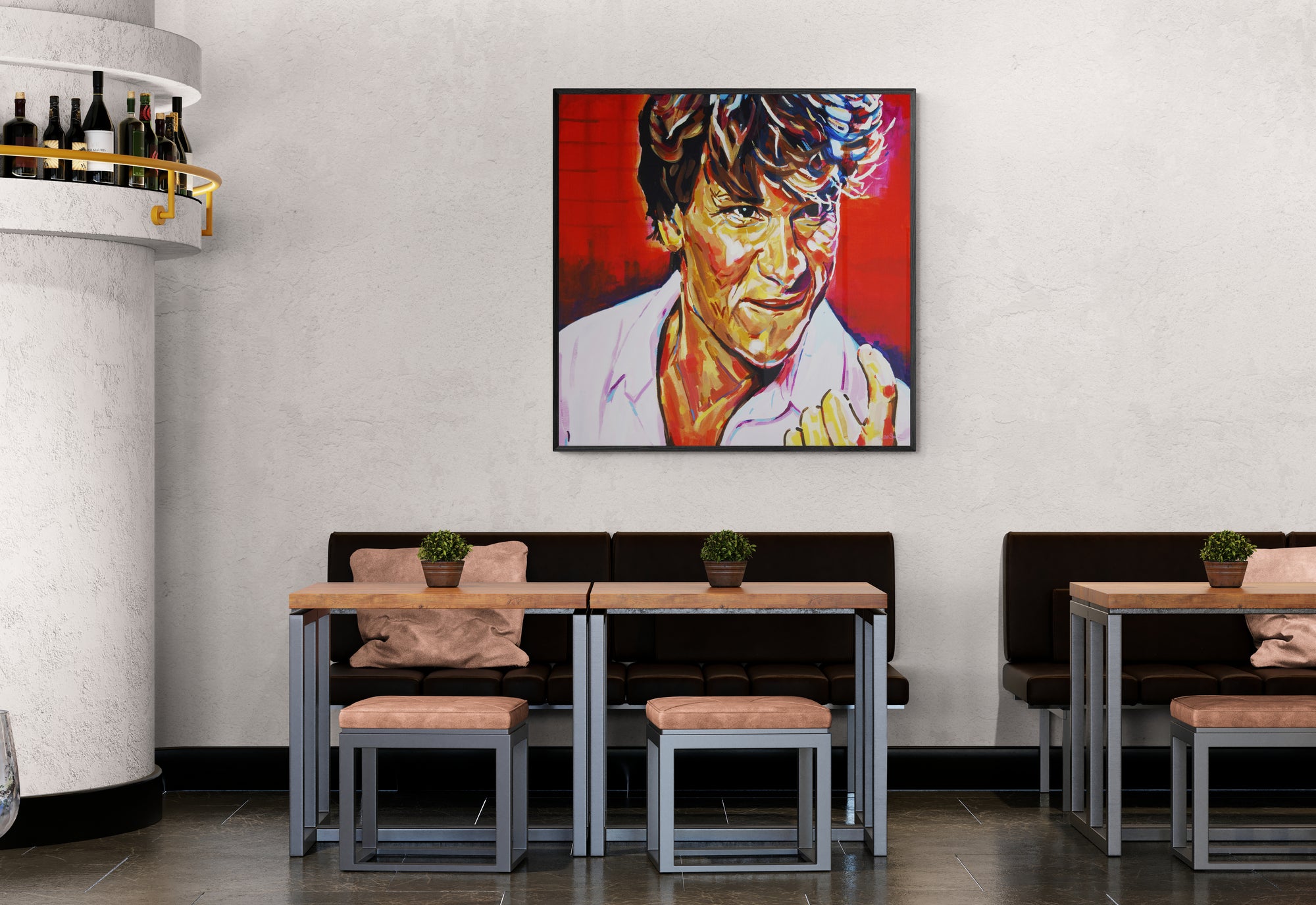 Patrick Swayze, Icons Collection - Print On Fine Art Canvas