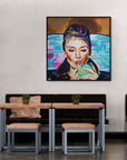 Audrey Hepburn, Icons Collection - Print On Fine Art Canvas