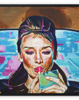 Audrey Hepburn, Icons Collection - Print On Fine Art Canvas