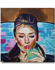 Audrey Hepburn, Icons Collection - Print On Fine Art Canvas