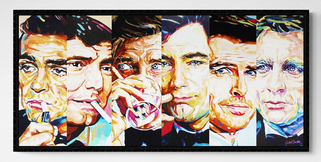 James Bond Collection - Print On Fine Art Canvas