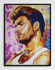 George Michael, Icons Collection - Print On Fine Art Canvas