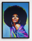 Diana Ross, Icons Collection - Print On Fine Art Canvas