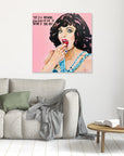Dame Joan Collins - Print On Fine Art Canvas
