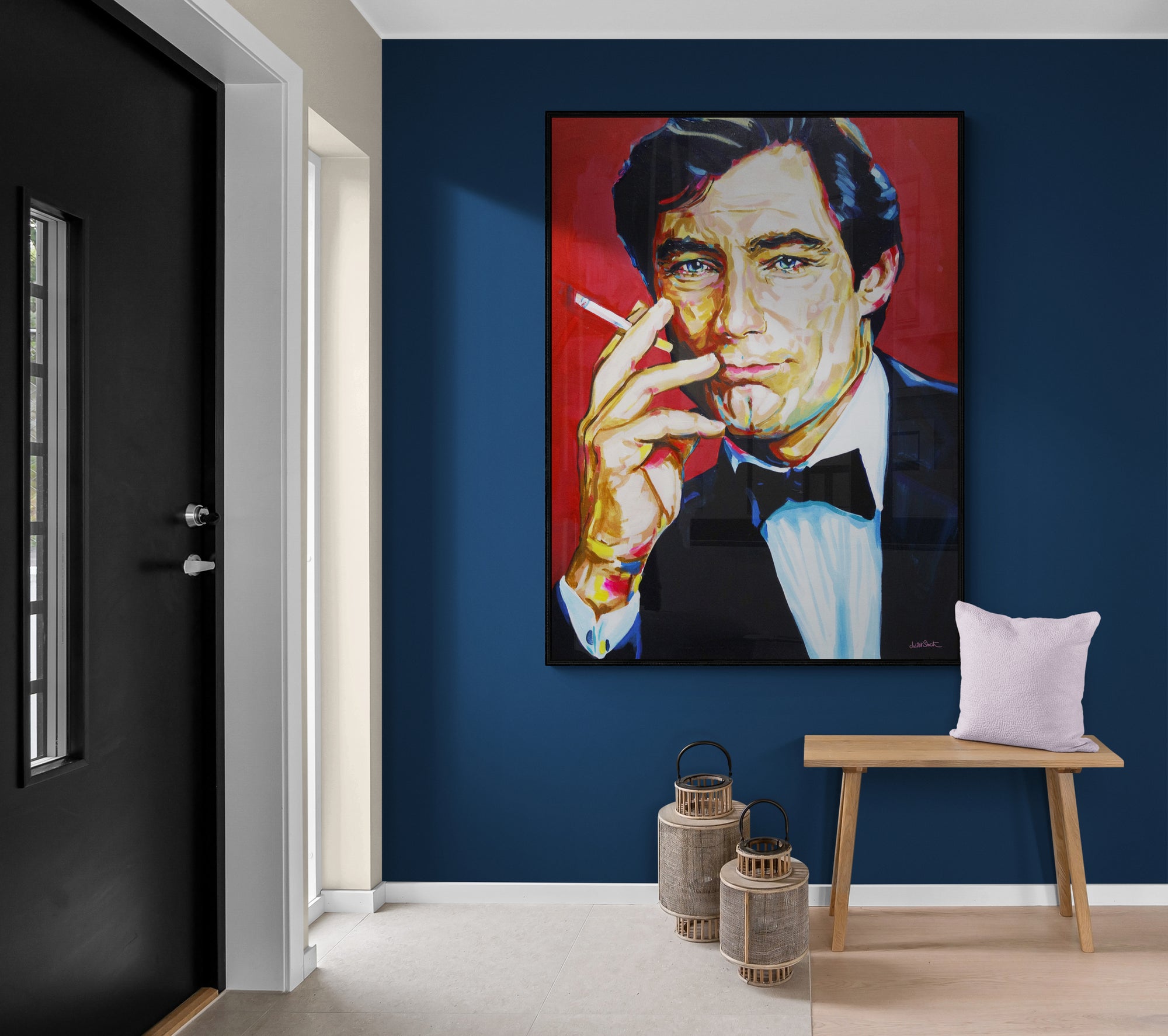 Timothy Dalton, James Bond Collection - Print On Fine Art Canvas