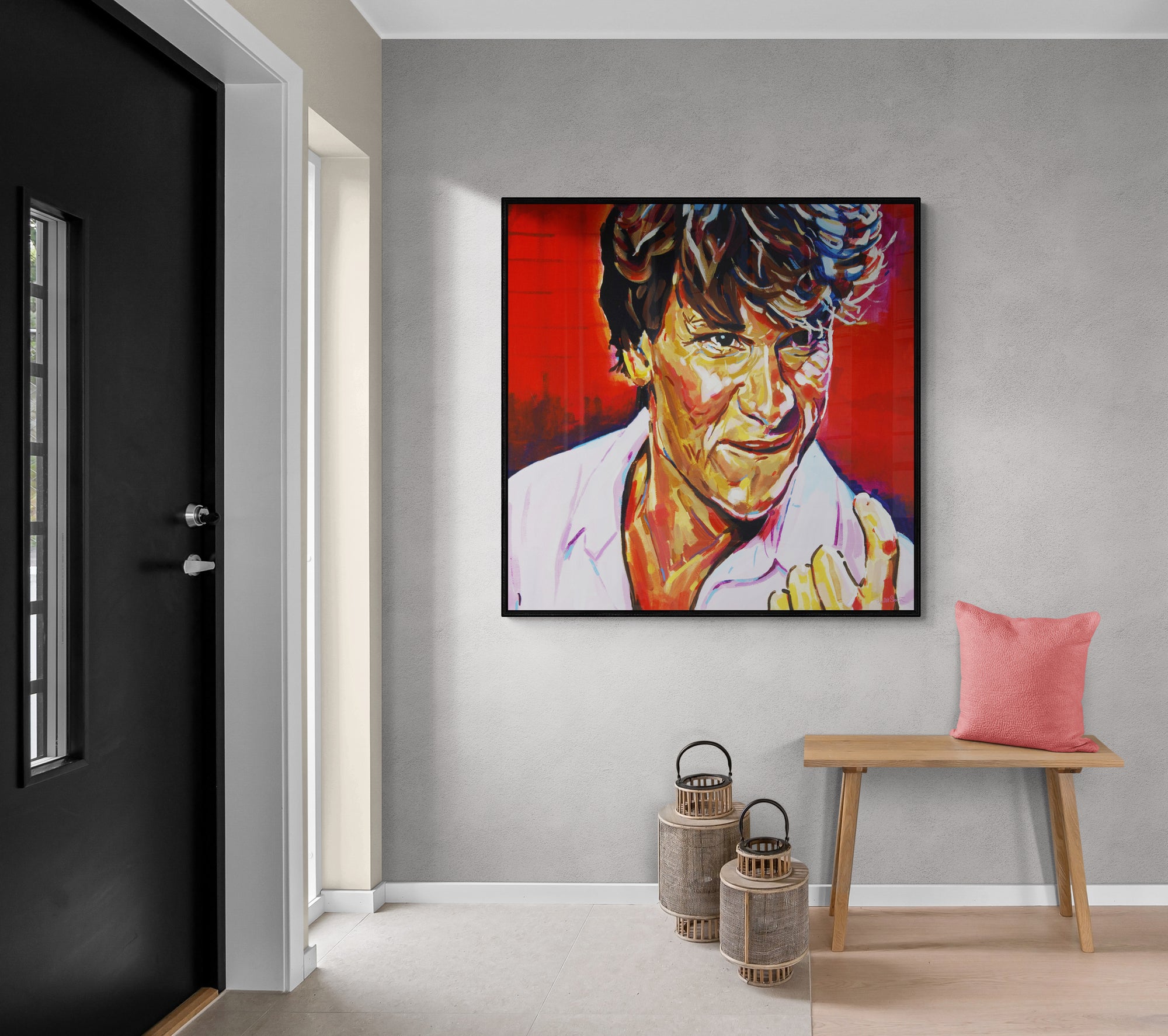 Patrick Swayze, Icons Collection - Print On Fine Art Canvas