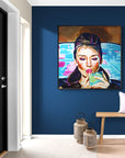 Audrey Hepburn, Icons Collection - Print On Fine Art Canvas