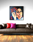 Amy Winehouse (Mirror Image) - Icons Collection - Print On Fine Art Canvas
