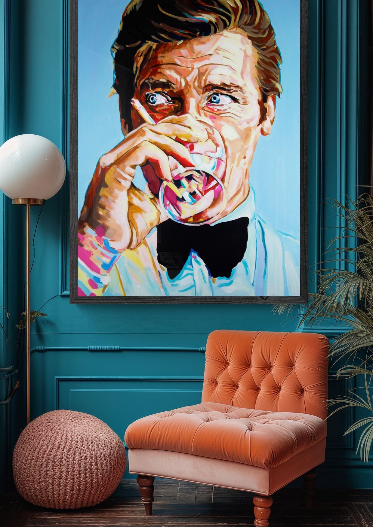 Roger Moore, James Bond Collection - Print On Fine Art Canvas