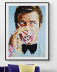 Roger Moore, James Bond Collection - Print On Fine Art Paper