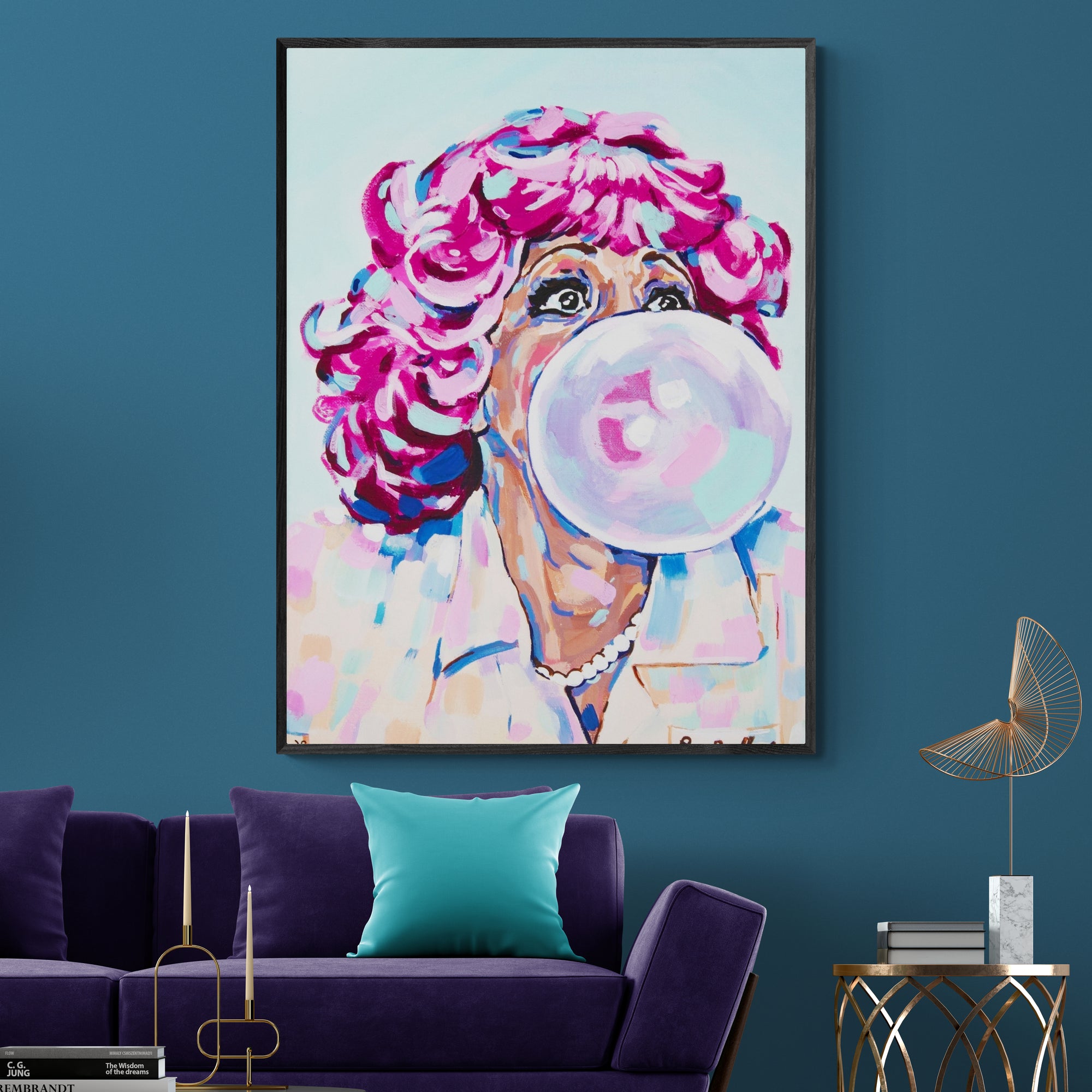 Frenchie, Grease Collection - Print On Fine Art Paper