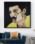 Freddie Mercury - Icons Collection - Print On Fine Art Canvas