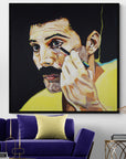 Freddie Mercury - Icons Collection - Print On Fine Art Canvas
