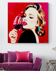 Scarlett Seduction - Print On Fine Art Canvas