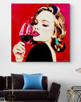 Scarlett Seduction - Print On Fine Art Canvas