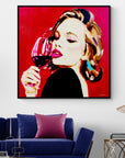 Scarlett Seduction - Print On Fine Art Canvas