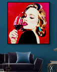 Scarlett Seduction - Print On Fine Art Canvas