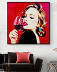 Scarlett Seduction - Print On Fine Art Canvas