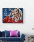 Bridget Jones - Print On Fine Art Canvas