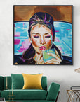 Audrey Hepburn, Icons Collection - Print On Fine Art Canvas