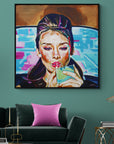 Audrey Hepburn, Icons Collection - Print On Fine Art Canvas