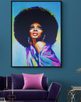 Diana Ross, Icons Collection - Print On Fine Art Canvas