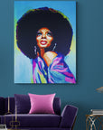 Diana Ross, Icons Collection - Print On Fine Art Canvas