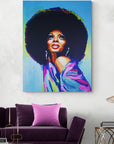 Diana Ross, Icons Collection - Print On Fine Art Canvas