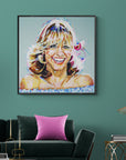 Olivia Newton John, Icons Collection - Print On Fine Art Canvas