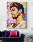 George Michael, Icons Collection - Print On Fine Art Canvas