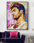 George Michael, Icons Collection - Print On Fine Art Canvas