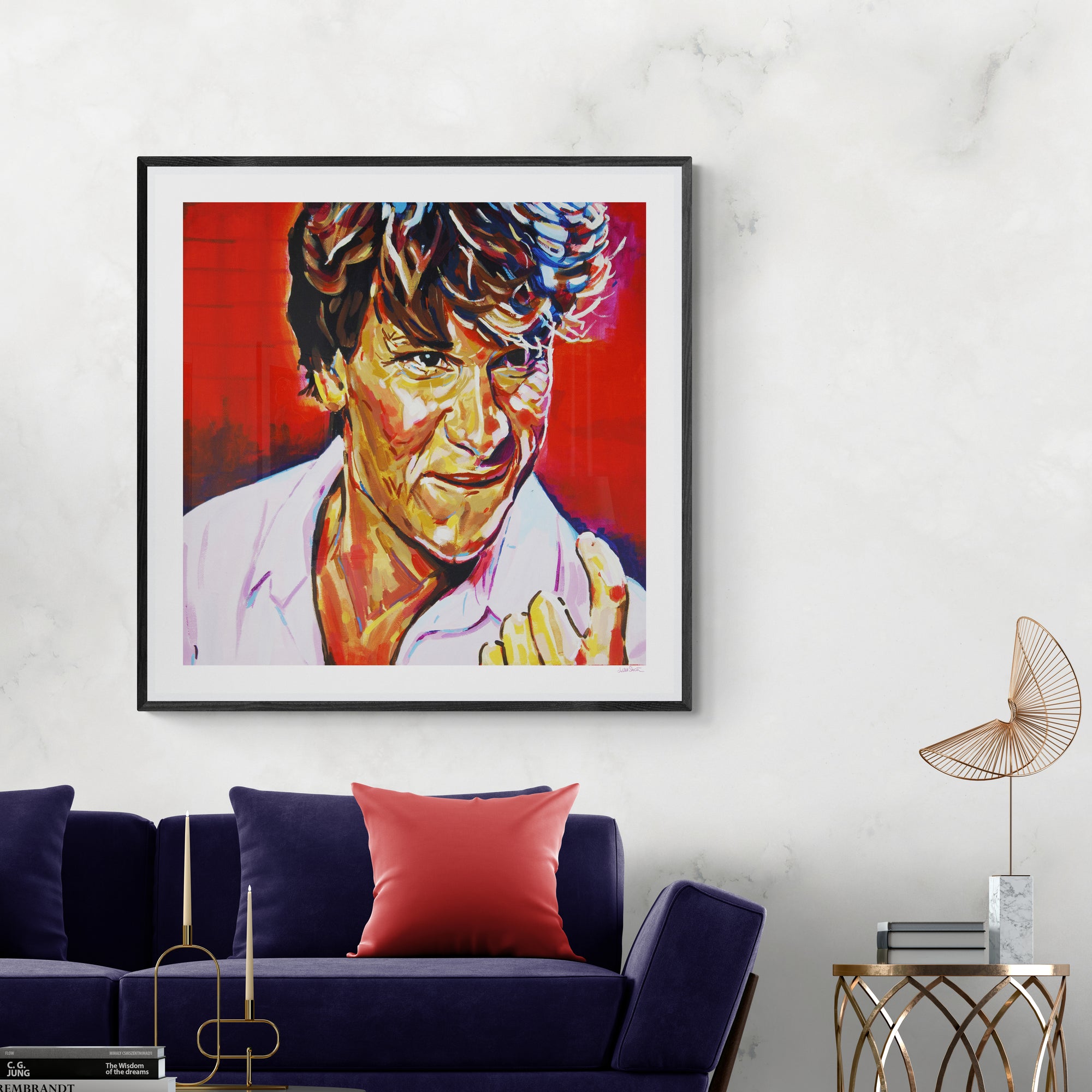 Patrick Swayze, Icons Collection - Print On Fine Art Paper
