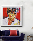 Patrick Swayze, Icons Collection - Print On Fine Art Paper