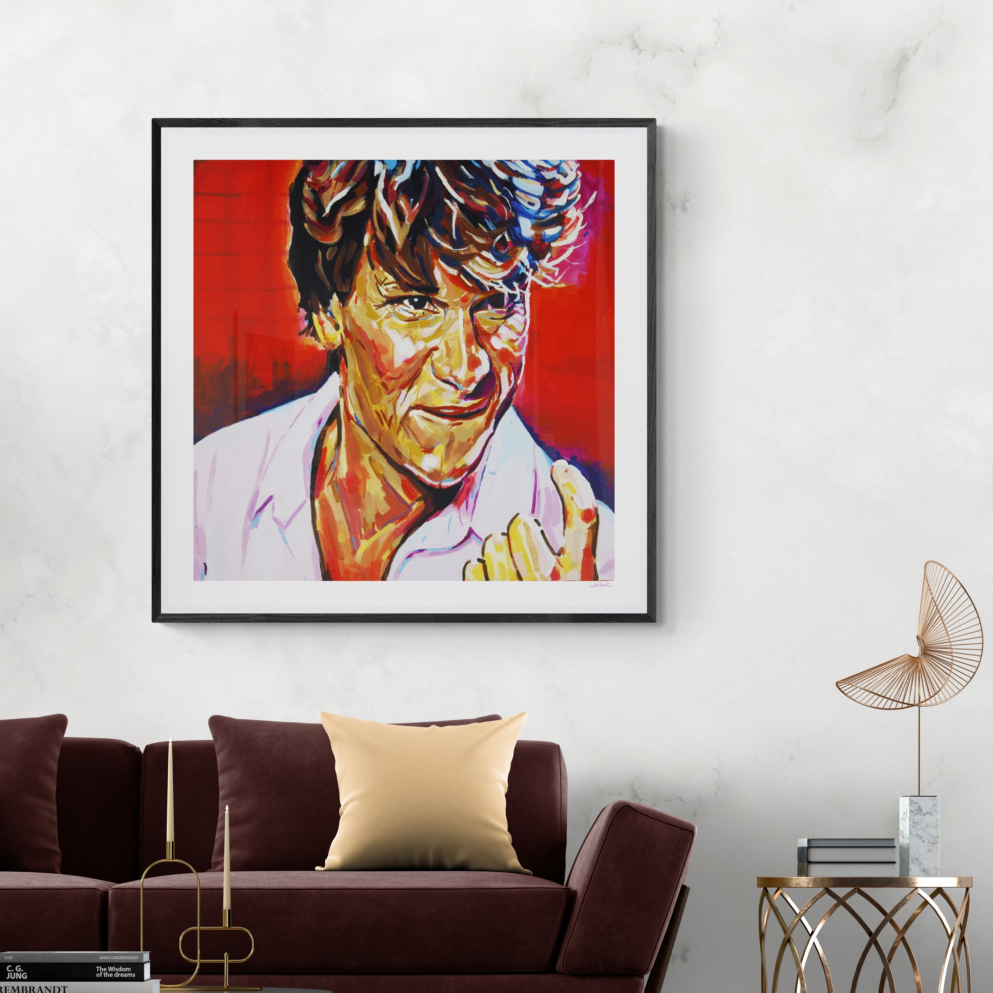 Patrick Swayze, Icons Collection - Print On Fine Art Paper