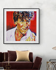 Patrick Swayze, Icons Collection - Print On Fine Art Paper
