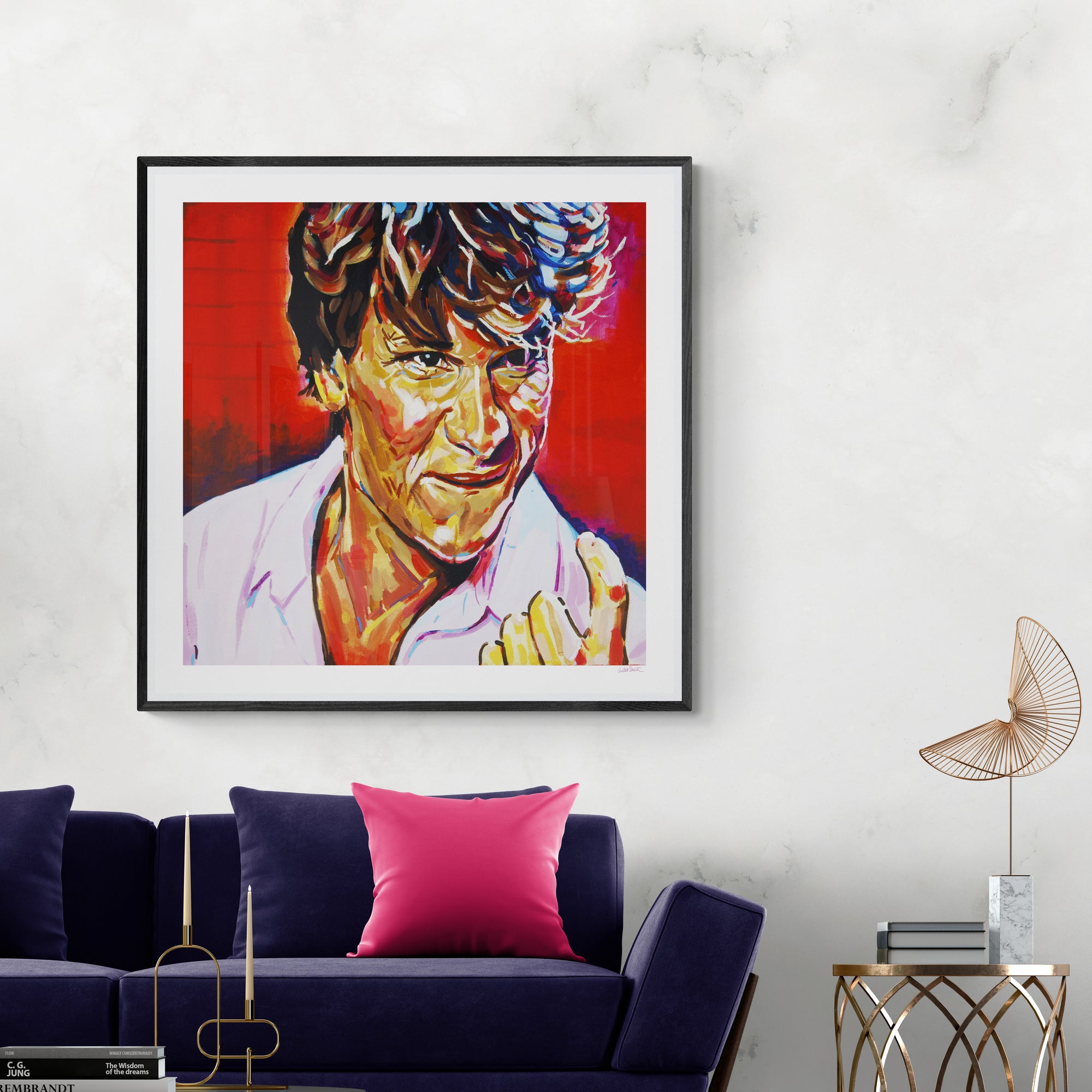 Patrick Swayze, Icons Collection - Print On Fine Art Paper