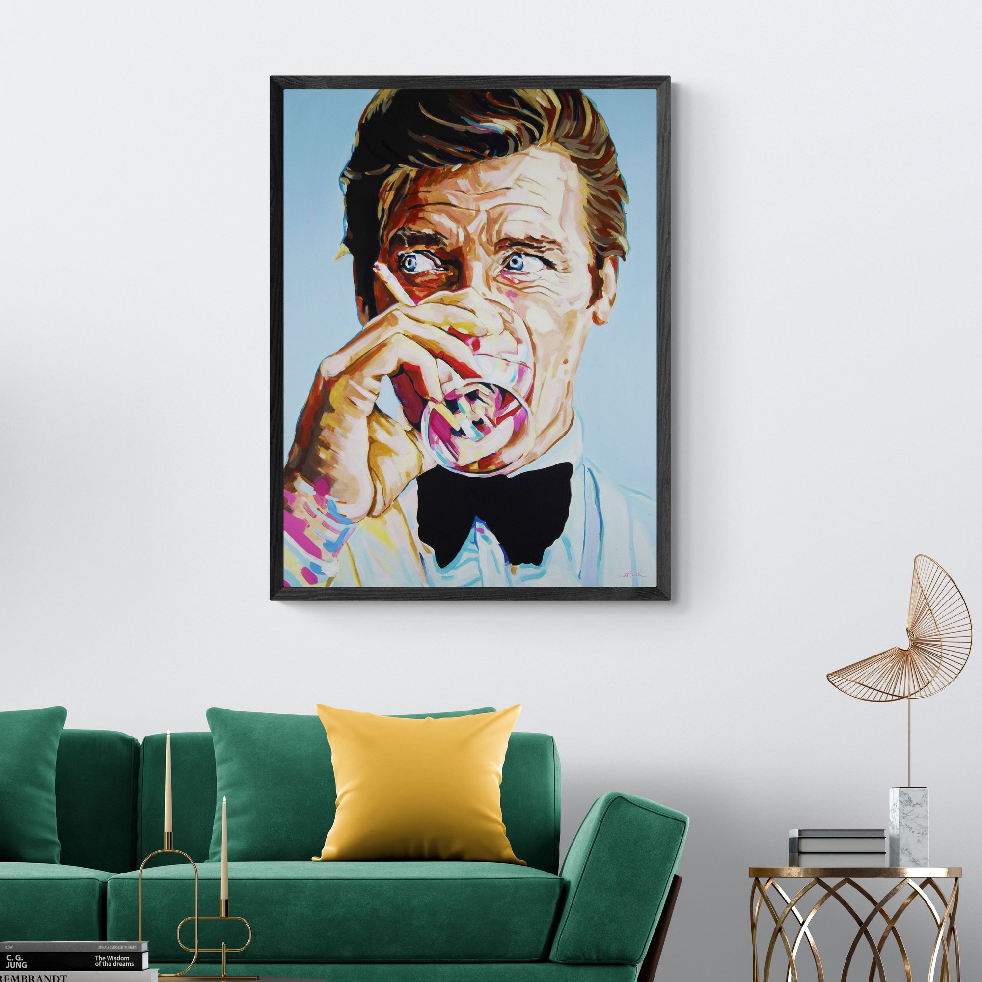 Roger Moore, James Bond Collection - Print On Fine Art Canvas