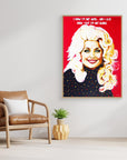 Dolly Parton - Print on Fine Art Canvas