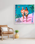 Club Tropicana - Print on Fine Art Canvas