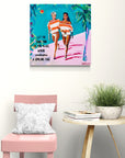 Club Tropicana - Print on Fine Art Canvas