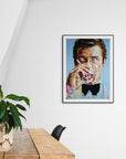 Roger Moore, James Bond Collection - Print On Fine Art Paper