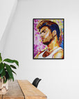 George Michael, Icons Collection - Print On Fine Art Canvas