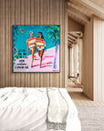 Club Tropicana - Print on Fine Art Canvas