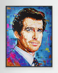 Pierce Brosnan - Print on Fine Art Canvas