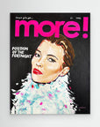 Kate Moss, More! - Print on Fine Art Canvas