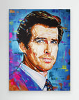 Pierce Brosnan - Print on Fine Art Canvas
