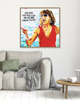 Tanya, Mamma Mia - Print On Fine Art Canvas