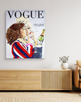 Ab Fab, Vogue - Print On Fine Art Canvas